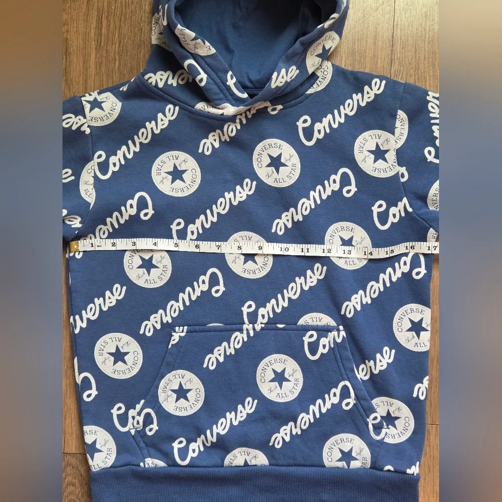 Converse Blue Logo Hoodie Youth Size